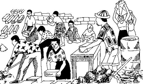 Maunlad Simple Sketch Matiwasay Na Lipunan Drawing : .